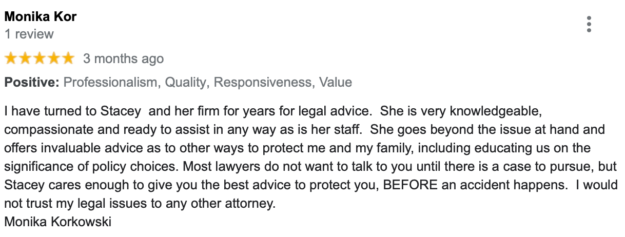 Review from a client